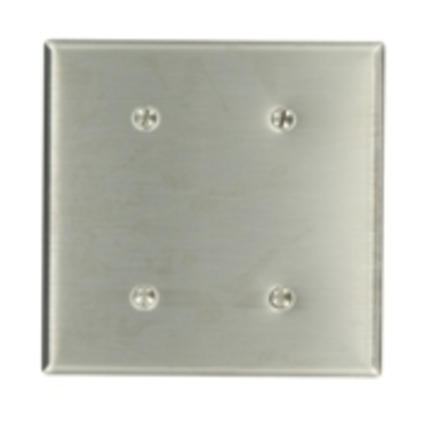 Leviton Blank 2 Gang Wallplate 84034-40